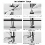 Flexible 360° Faucet Attachment with Integrated Spray Function for Effortless Cleaning