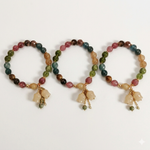 Natural Stone Charm Bracelet