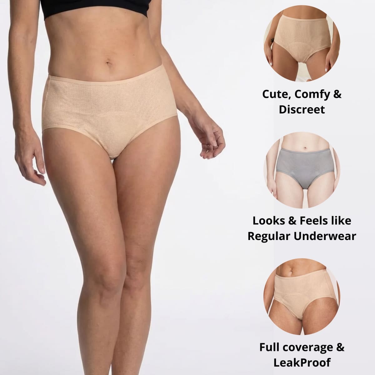 Waterproof Reusable Incontinence Underwear for Daily Wear