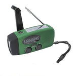 Portable Solar Emergency Radio with Hand Crank Charger