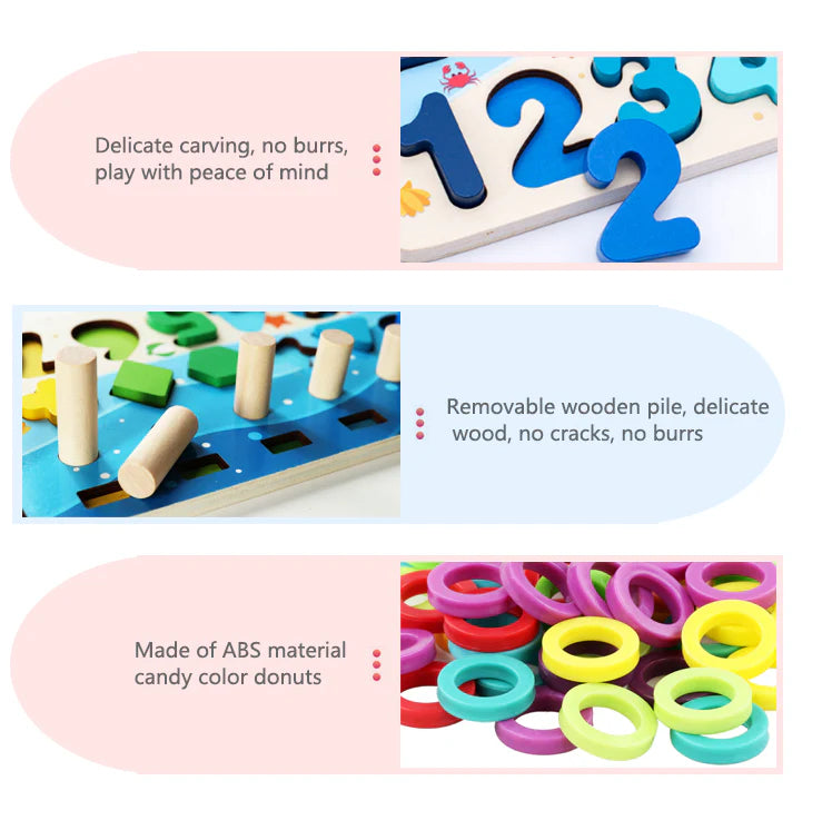 Wooden Montessori Learning Toy for Kids