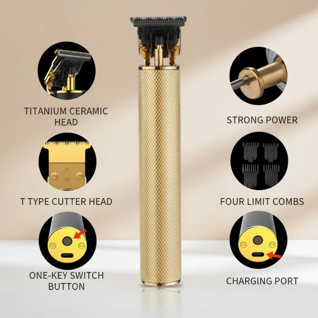 Rechargeable Precision Hair Clipper for Men