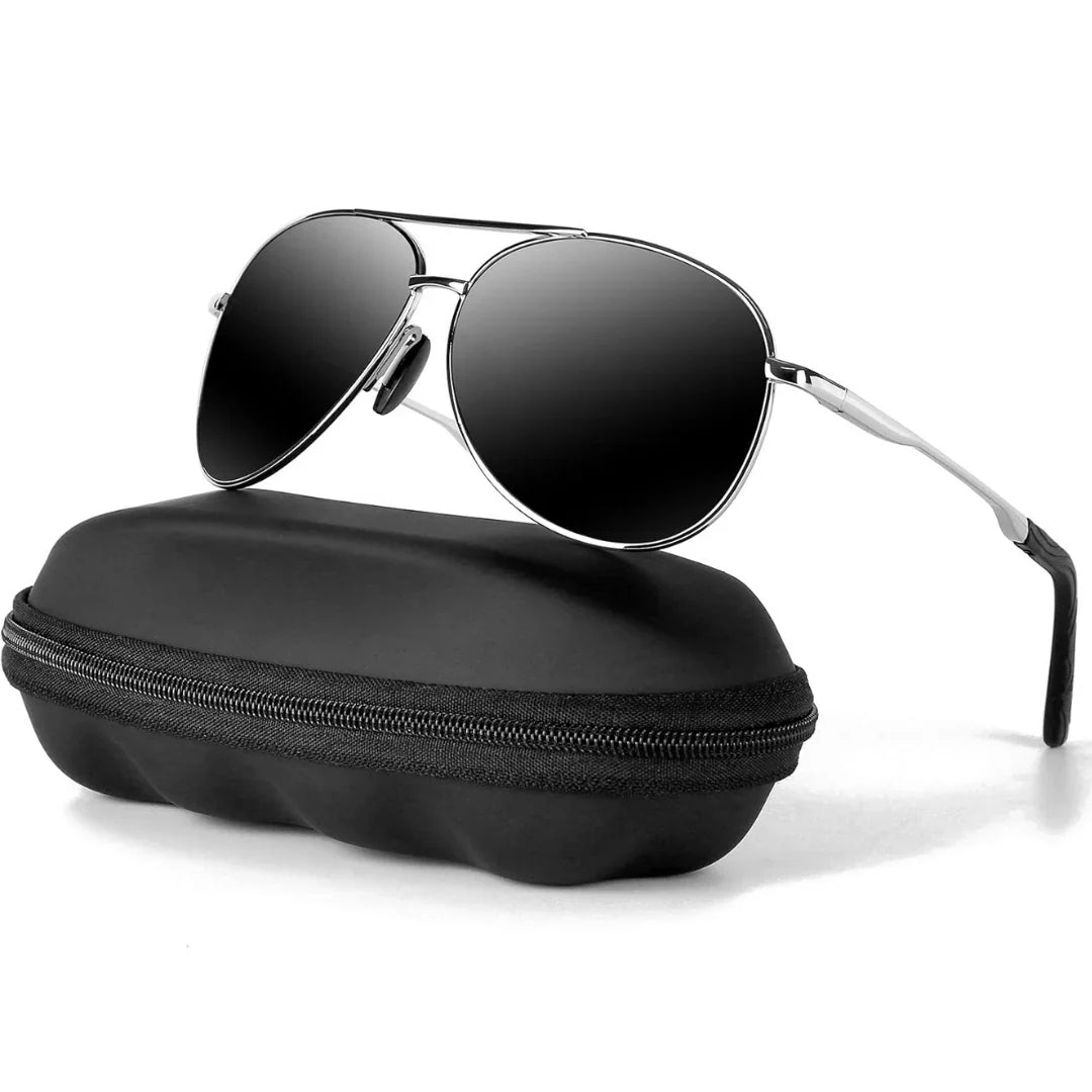 Polarized Aviator Sunglasses with UV400 Protection