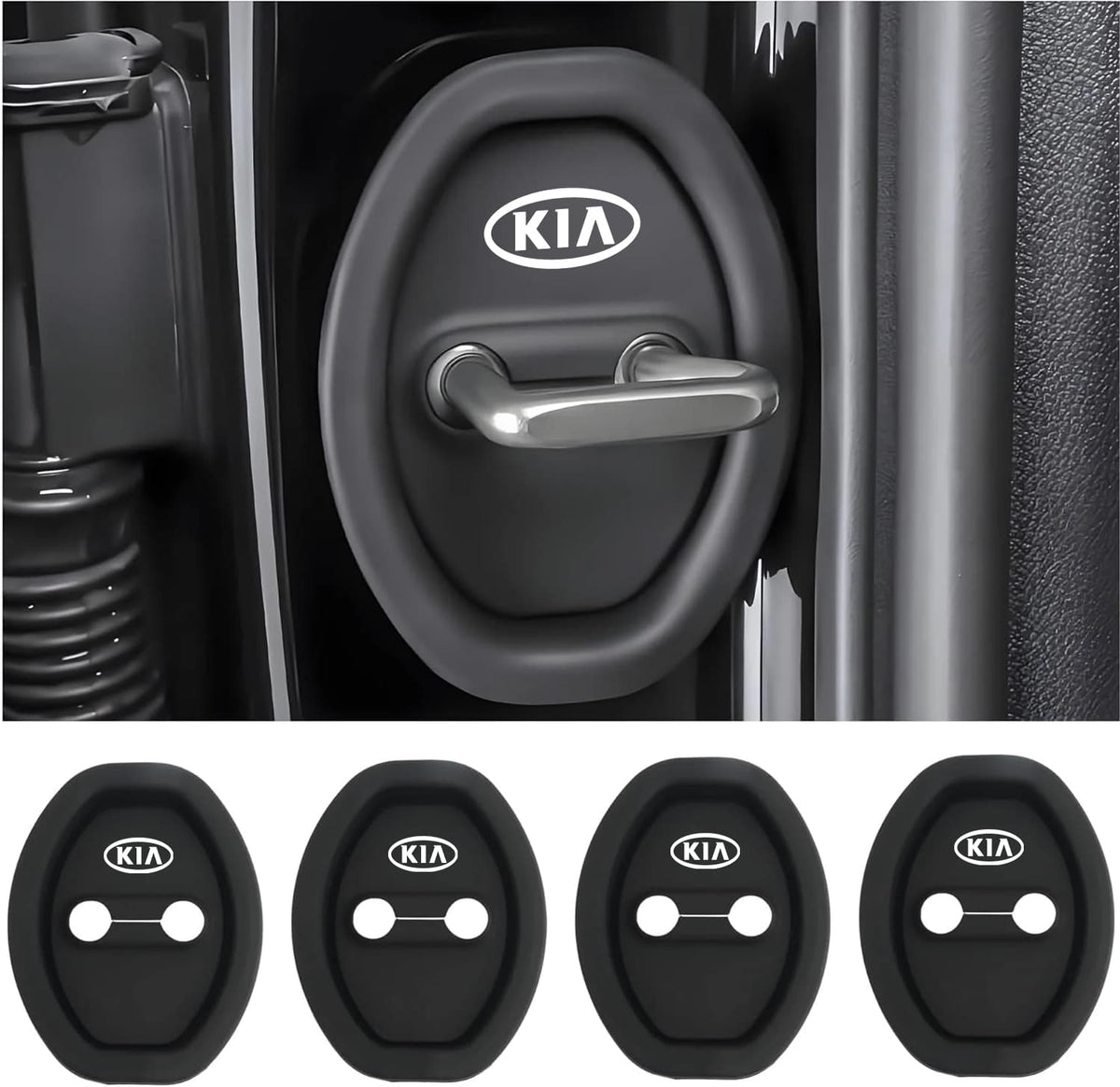 Durable Car Door Edge Guards Protector (4 Pack)
