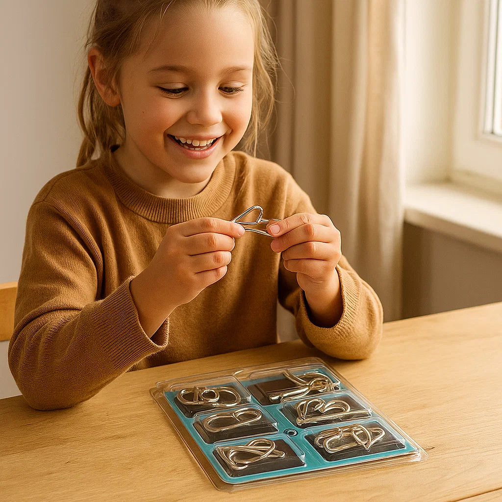 Challenging Metal Brain Teaser Puzzle Toy - Dotisk
