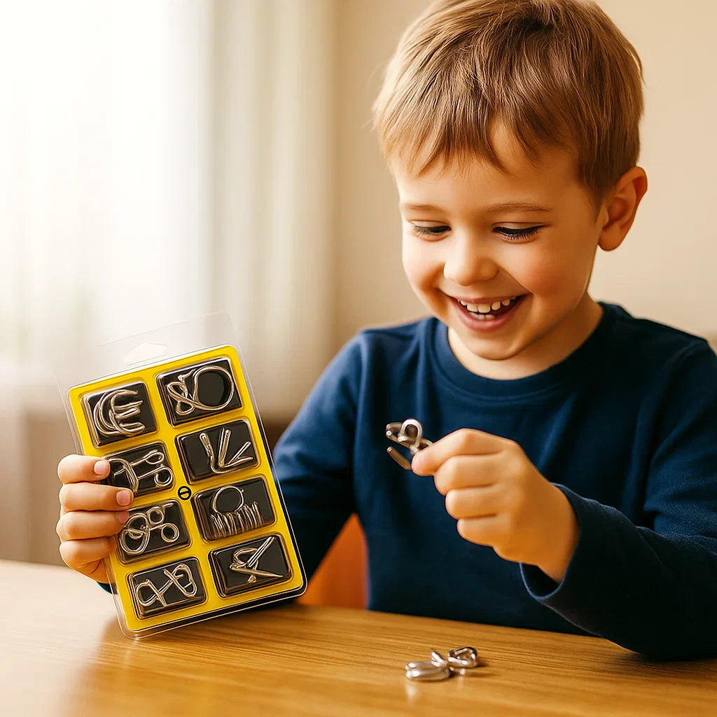 Challenging Metal Brain Teaser Puzzle Toy