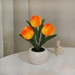Stylish LED Desk Lamp with Planter Design - Dotisk