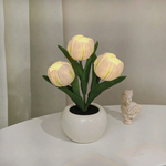 Stylish LED Desk Lamp with Planter Design