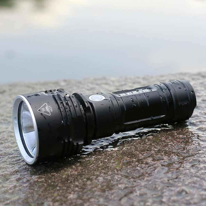 Bright Rechargeable LED Torch with 9 Settings
