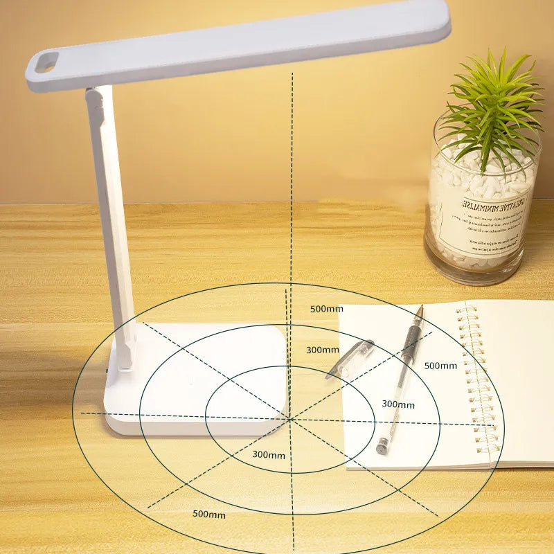 Portable Rechargeable LED Table Lamp with Touch Control