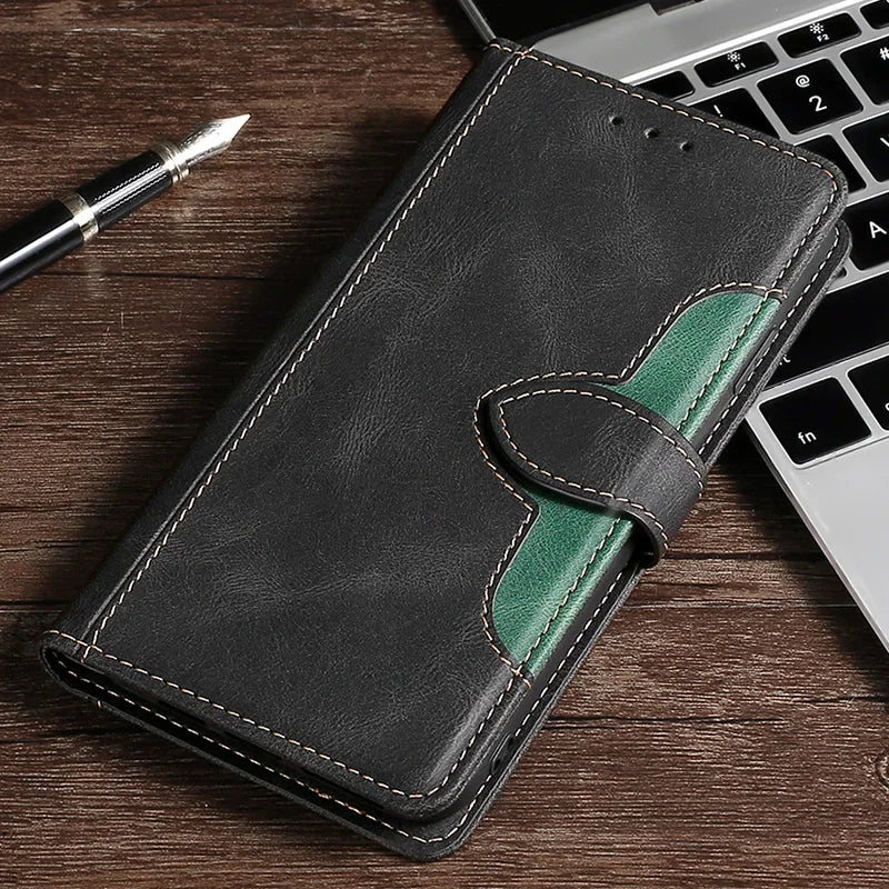Slim Leather Phone Wallet Case for iPhone - Dotisk