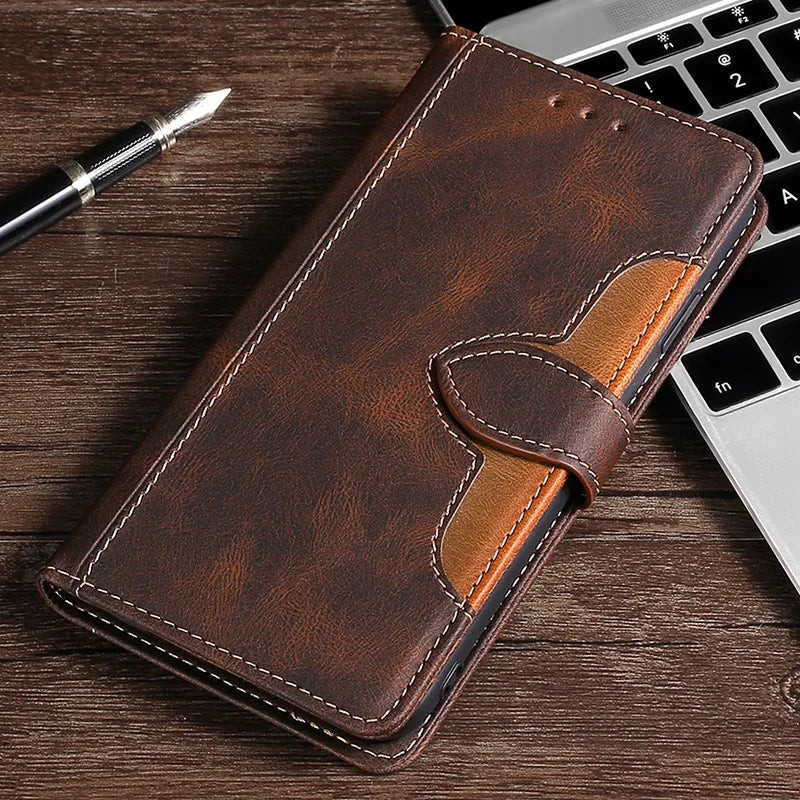 Slim Leather Phone Wallet Case for iPhone