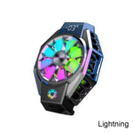 Mobile Fan | Clip-On Cooling Fan with Smart Temperature Display | Portable Solution for Mobile Devices