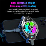 Mobile Fan | Clip-On Cooling Fan with Smart Temperature Display | Portable Solution for Mobile Devices