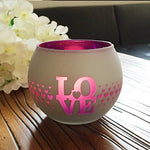 Colorful Glass Tea Light Holder for Home Decor