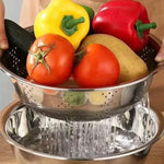 VEGGIELIVA – Stainless Steel Potato & Vegetable Slicer Set
