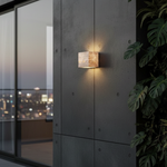 Natural Travertine Wall Light Sconce | Minimalist Design with Up-and-Down Glow for Indoor and Outdoor Ambiance