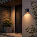 Outdoor Wall Light Fixture Weatherproof LED 5W Sconce for Patio Garden Entry Modern Exterior Lighting