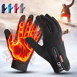 Battery-Powered Heated Winter Gloves with Touchscreen Tips for Skiing, Snowboarding & Cycling