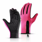 Battery-Powered Heated Winter Gloves with Touchscreen Tips for Skiing, Snowboarding & Cycling