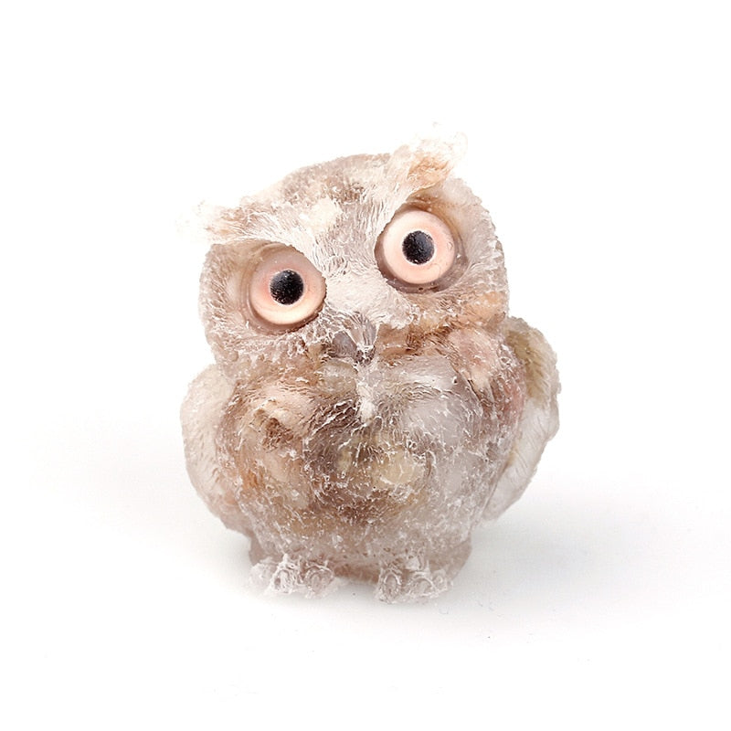 Unique Crystal Owl Decorative Figurine