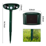 Outdoor Solar Pest Repeller with Ultrasonic Technology