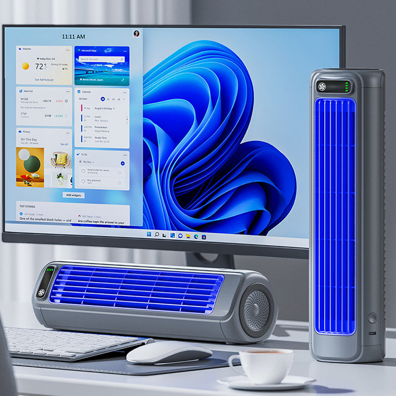 Portable AC Unit | Cordless Rechargeable Mini Air Conditioner with Rapid Cooling | Compact Solution for Summer Comfort