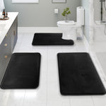 Premium Memory Foam Bath Mats Set – 3-Piece Soft and Absorbent Bathroom Mats