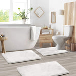 Premium Memory Foam Bath Mats Set – 3-Piece Soft and Absorbent Bathroom Mats