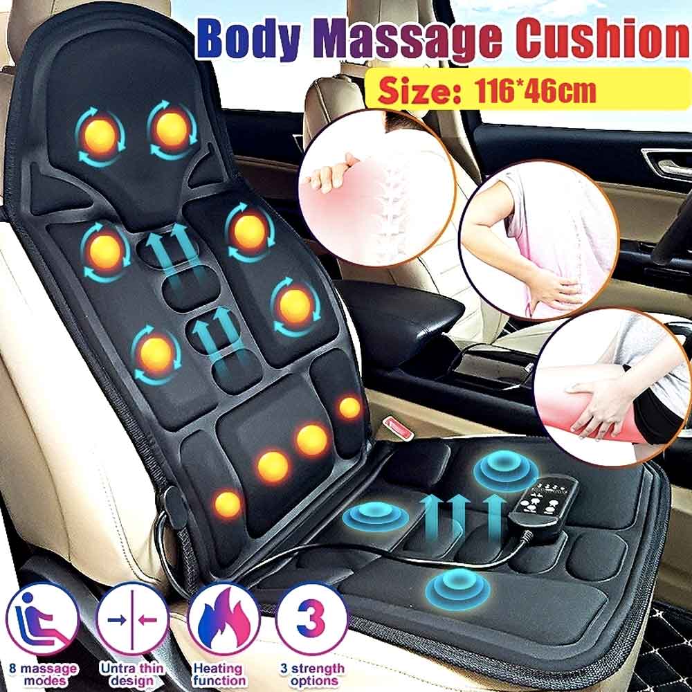 Heated Massage Car Seat Cover with 8 Settings