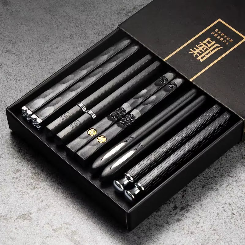 Premium Metal Chopstick Set for Fine Dining