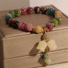Natural Stone Charm Bracelet