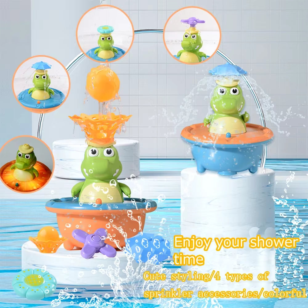 Fun LED Floating Crocodile Bath Toy