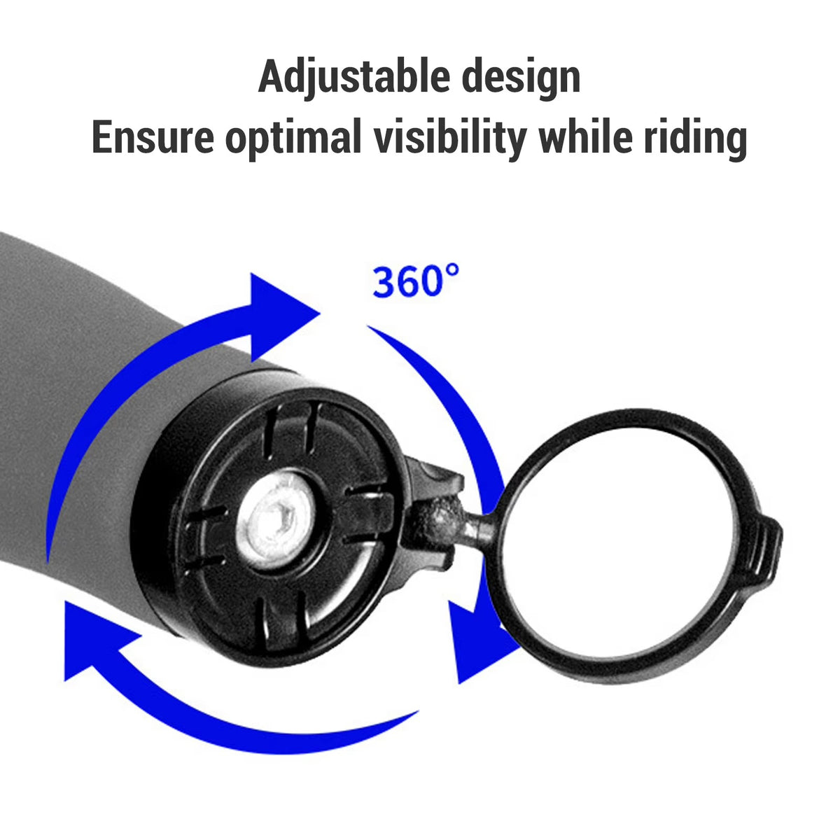 Safe Cycling Rear View Mirror for Bikes