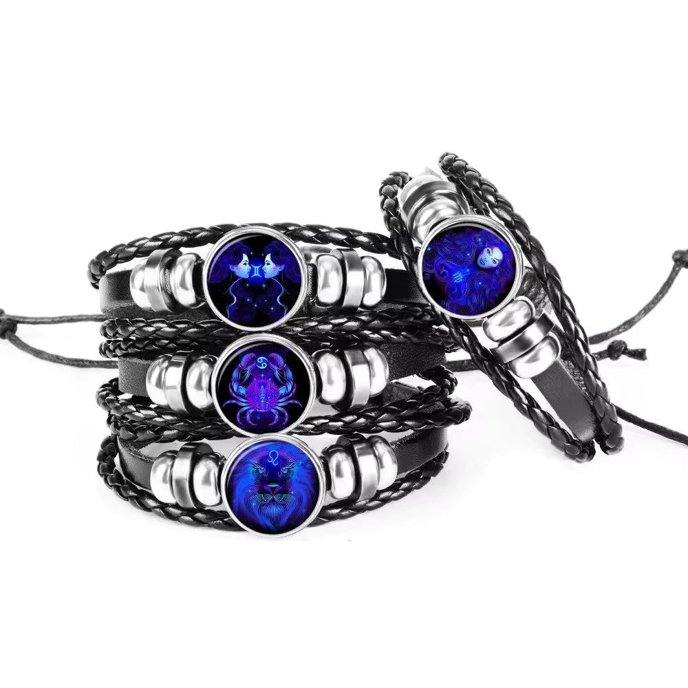 Blue Gemstone Beaded Bracelet
