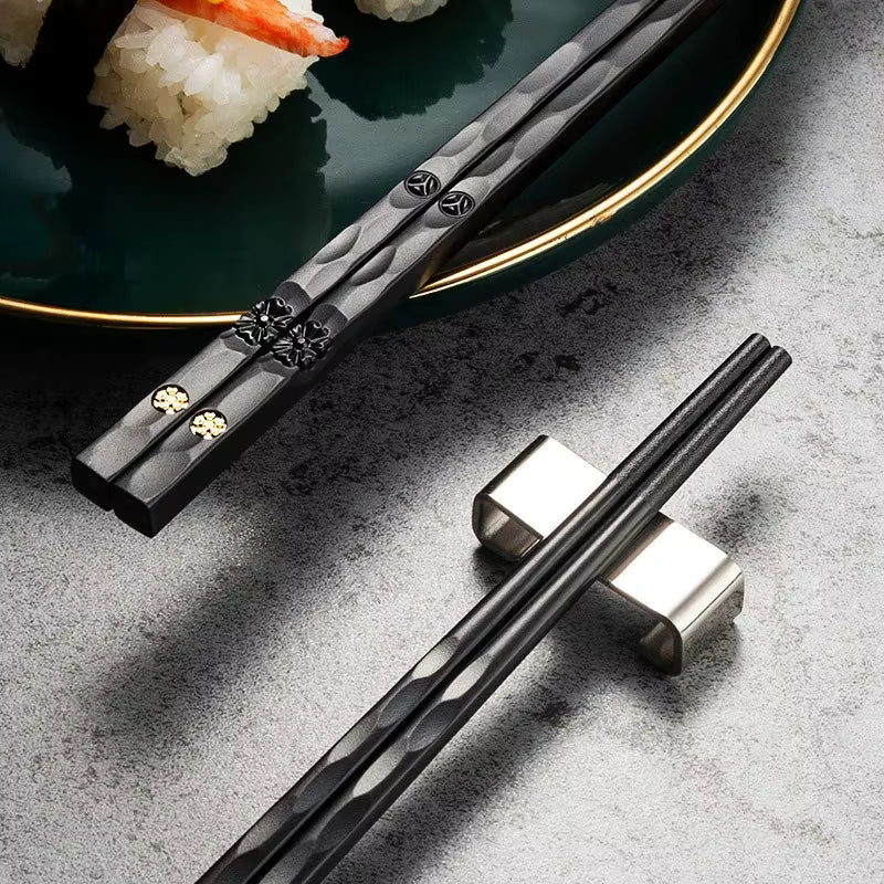 Premium Metal Chopstick Set for Fine Dining