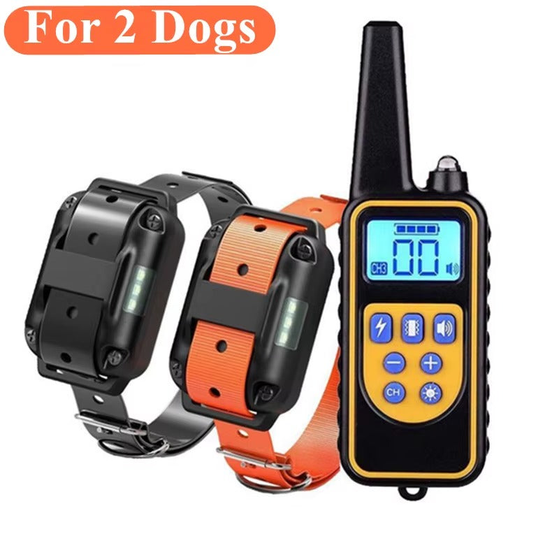 Waterproof Rechargeable Dog Training Collar with Remote Control