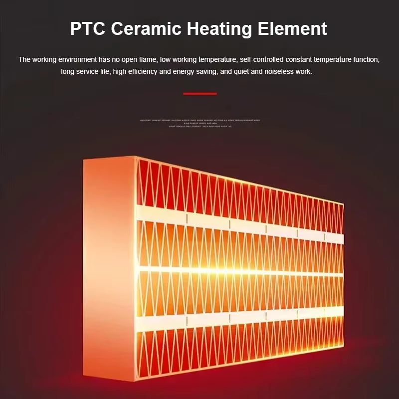 Portable Electric Space Heater with Remote