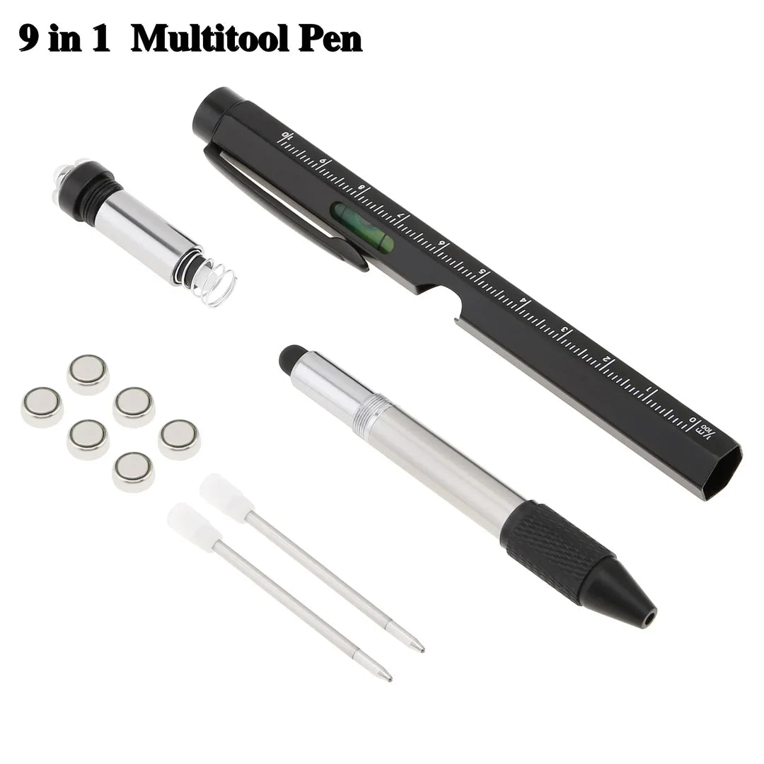 9-in-1 Multi-Functional Pen