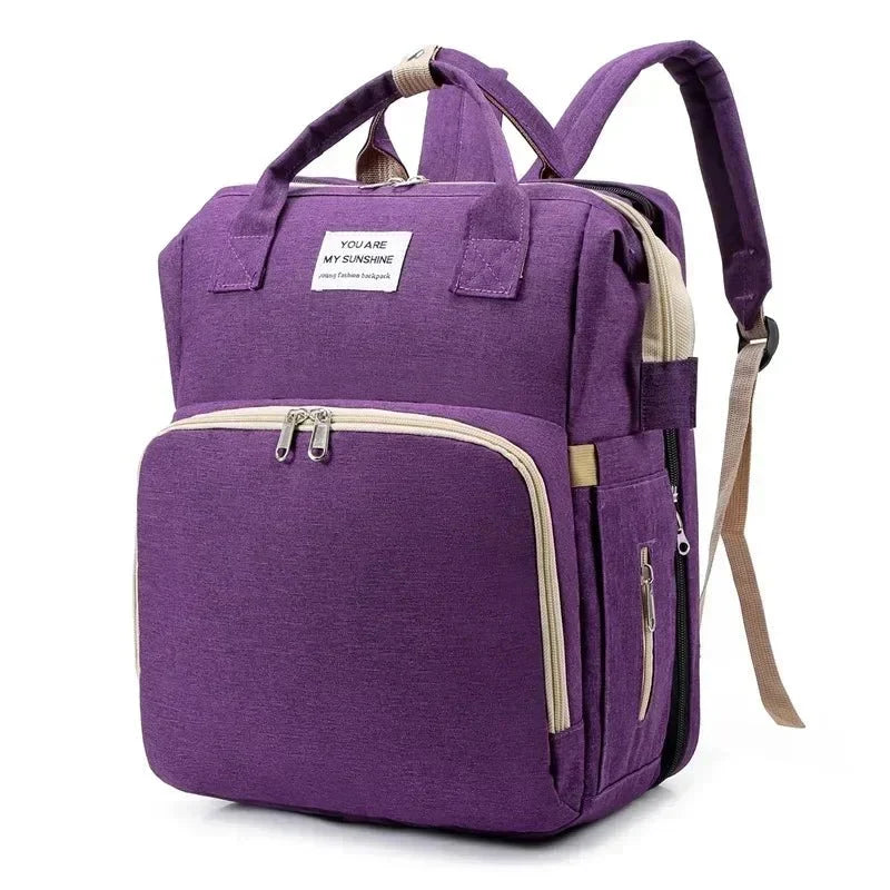 3-in-1 Diaper Bag Backpack with Changing Station