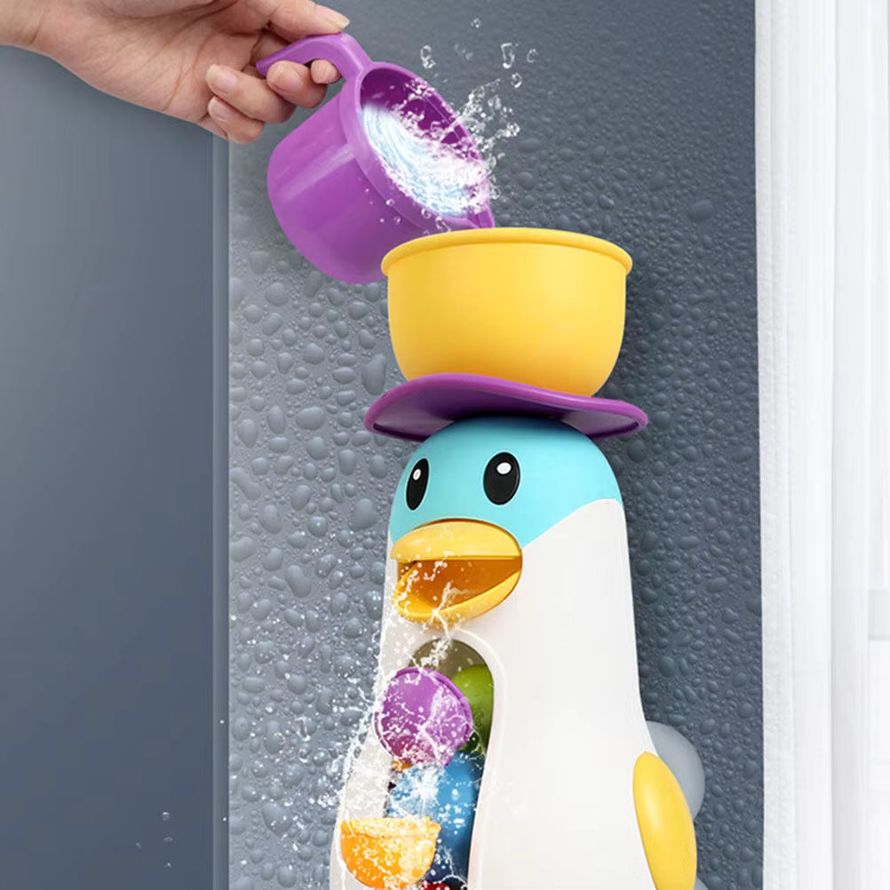 Fun Penguin Bath Play Set for Kids