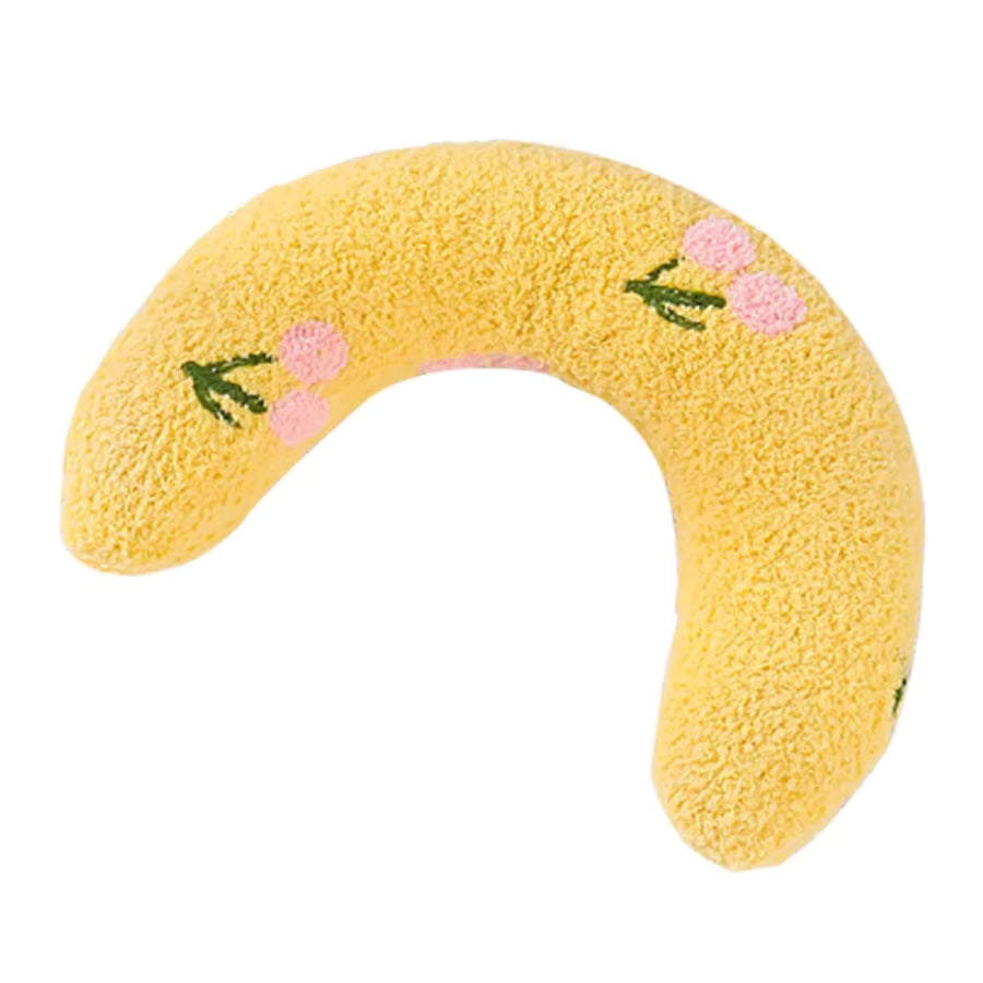 Plush Dog Bed with Soothing Pattern for Pet Calm