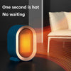 Compact Electric Space Heater with Digital Thermostat