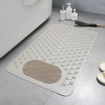 SafeGrip | Non-Slip Shower Mat with Built-in Foot Scrubber for Enhanced Hygiene