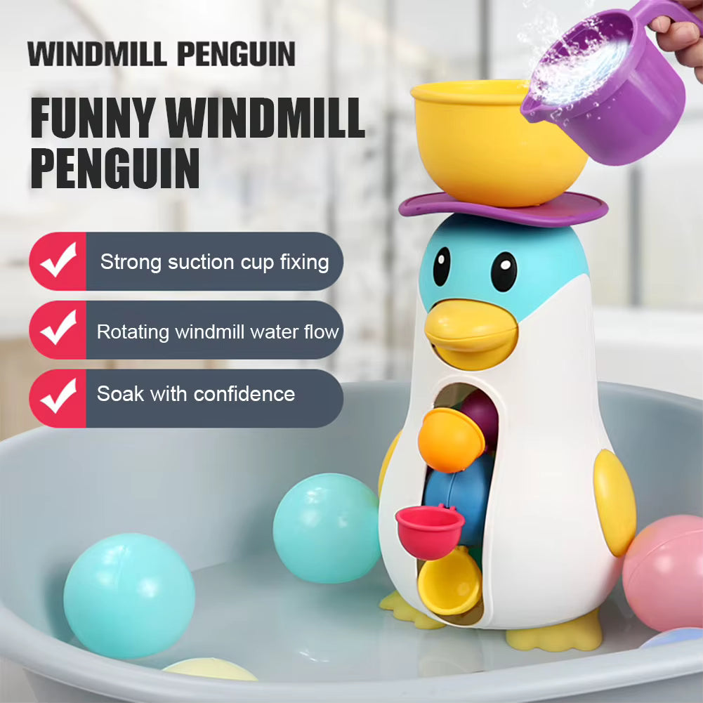 Fun Penguin Bath Play Set for Kids