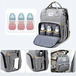 3-in-1 Diaper Bag Backpack with Changing Station