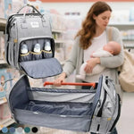 3-in-1 Diaper Bag Backpack with Changing Station