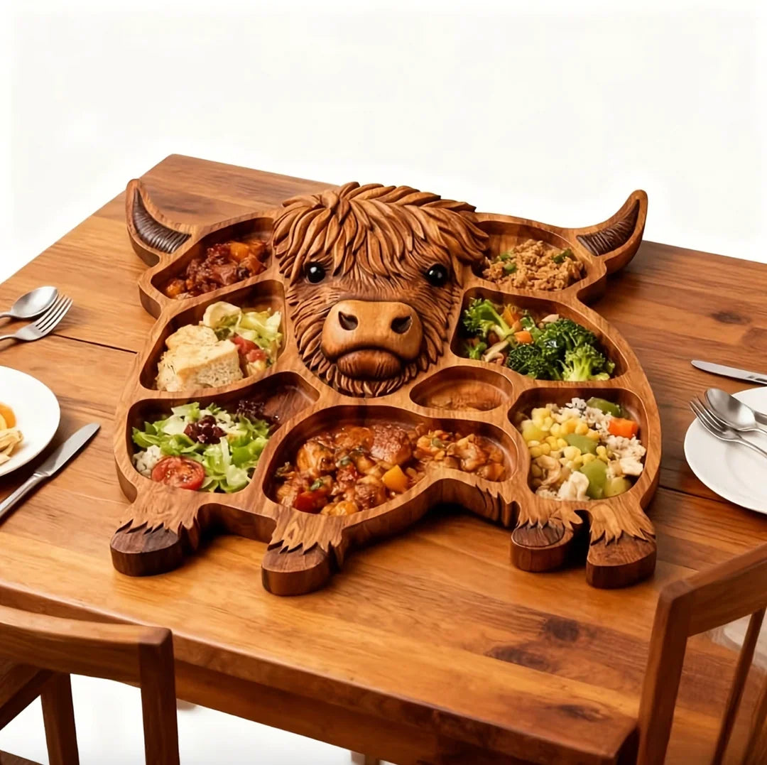 Rustic Cow Charcuterie Board