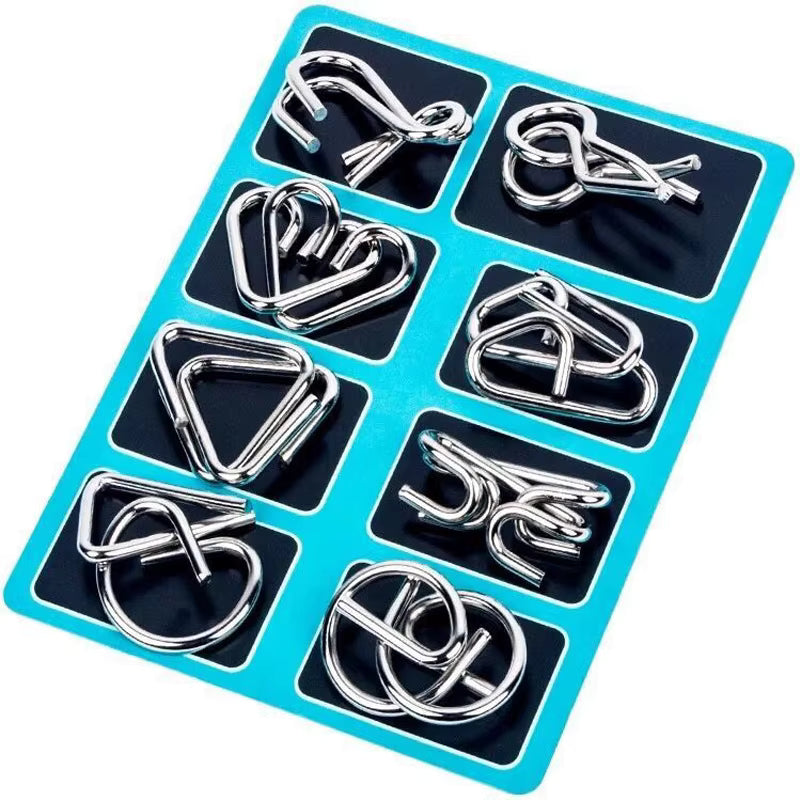 Challenging Metal Brain Teaser Puzzle Toy