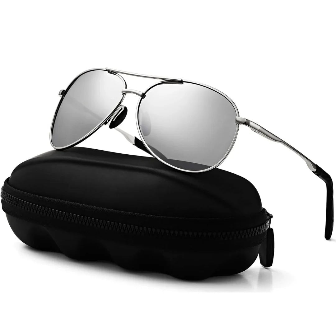 Polarized Aviator Sunglasses with UV400 Protection